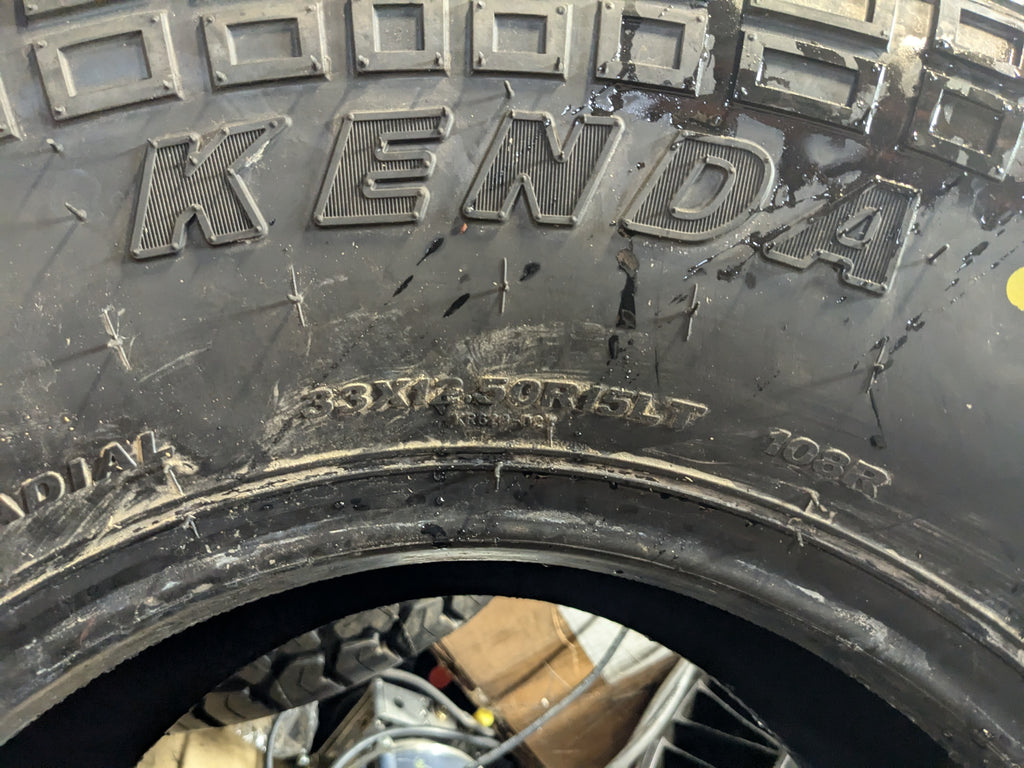 KENDA KLEVER A/T 2 BSW LT 33 12.5 15 108R 6PLY ALL TERRAIN TIRE 628003