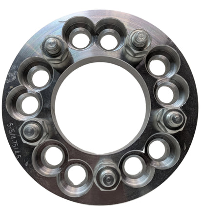 2 PCS MULTI DRILL WHEEL SPACER 5 ON 4.75 AND 5 ON 4.50 1.25" THICK