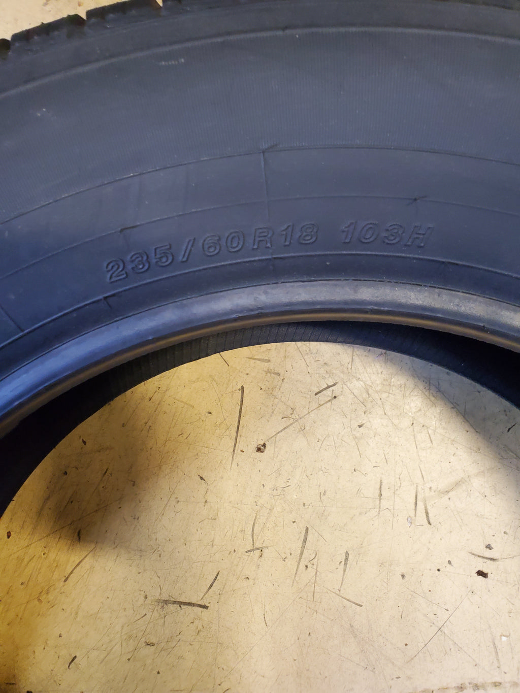 2 YOKOHAMA AVID ASCEND LX BSW P 235 60 18 103H ALL SEASON TIRE 110132838