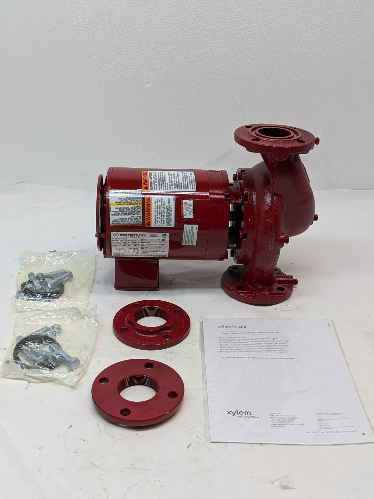 BELL & GOSSETT 90-34T PUMP 3/4 HP MOTOR 179045LF W79045 2LHR7