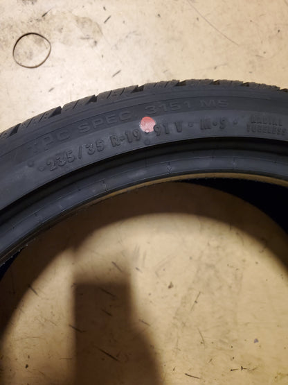 CONTINENTAL PROCONTACT RX SSR BSW P 235 35 19 91V XL ALL SEASON TIRE 15500150000