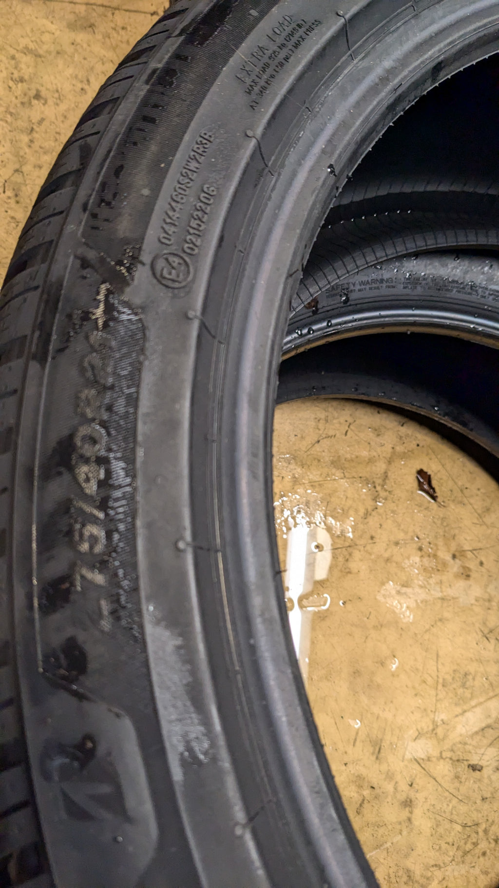 2 BRIDGESTONE BLIZZAK 6 BSW P 275 40 21 107W XL WINTER TIRE 014710