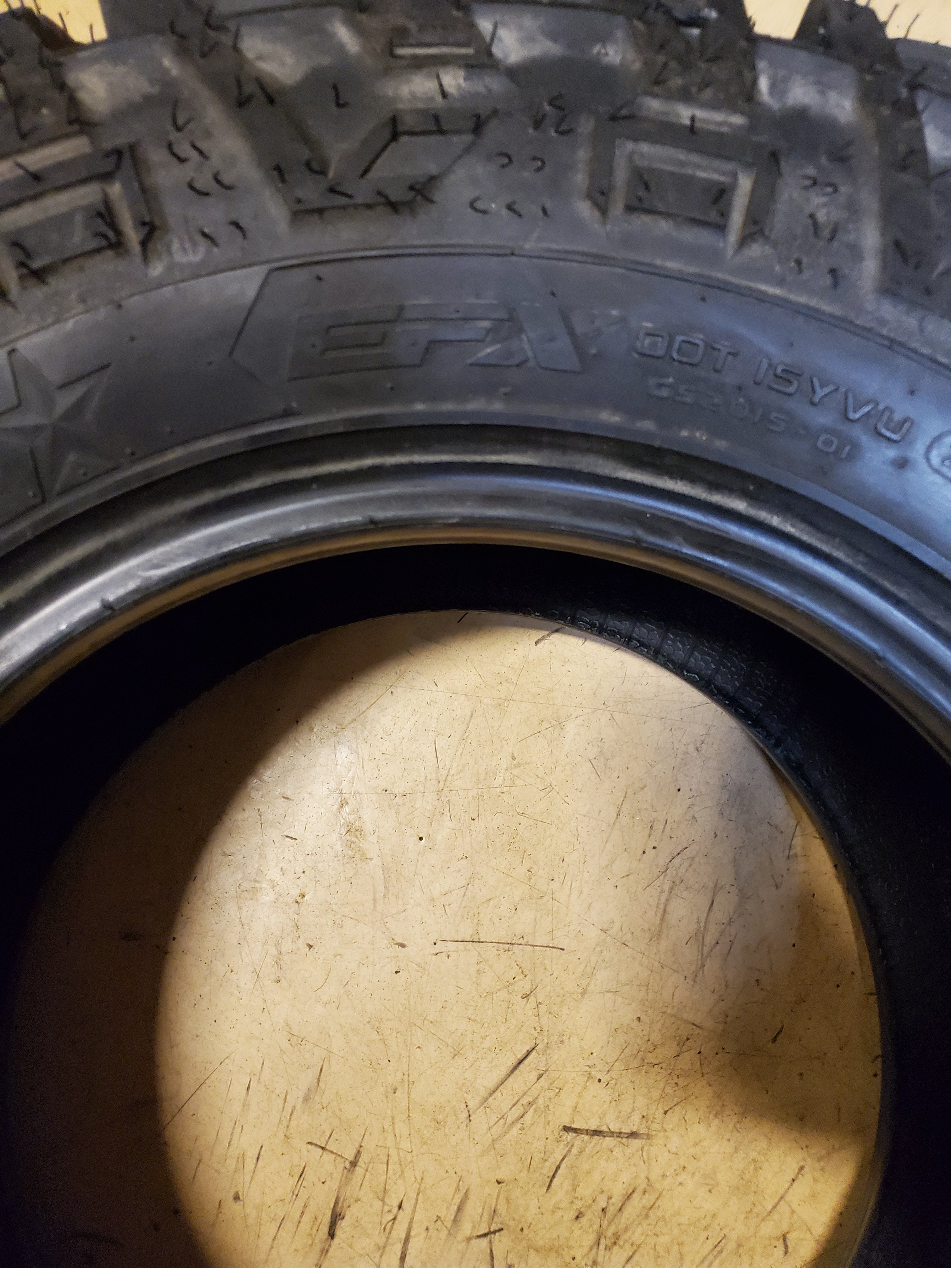 NOS EFX MOTOVATOR BSW 27 9.5 14 70G 8PLY ATV/UTV TIRE MV279514