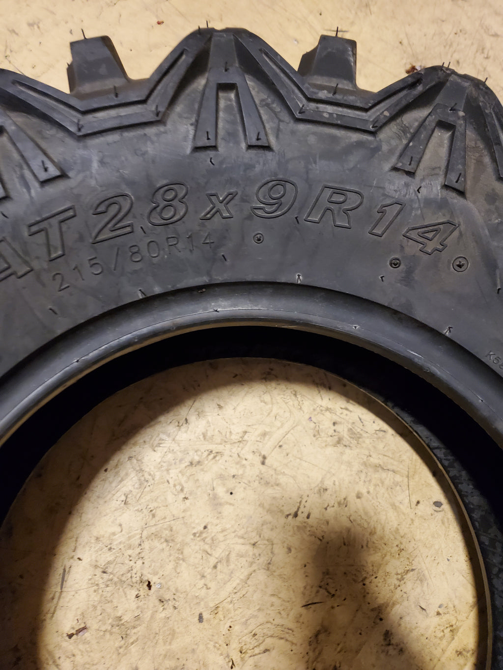 KENDA BEAR CLAW HTR BSW AT 28 9 14 8PLY ATV/UTV TIRE 085871465D1