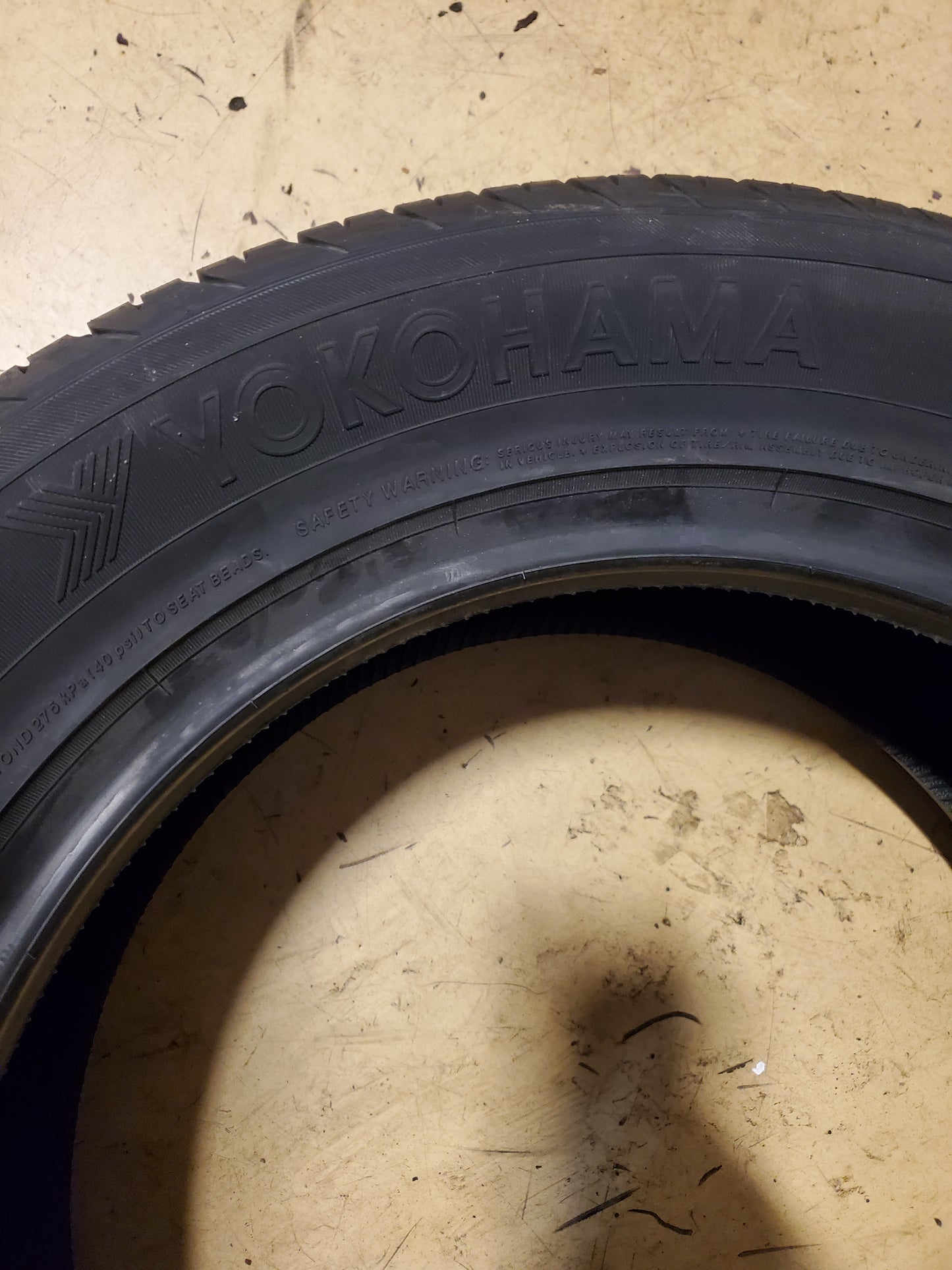 2 YOKOHAMA ADVAN SPORT A/S+ BSW P 225 55 17 97W UHP TIRE 110140619