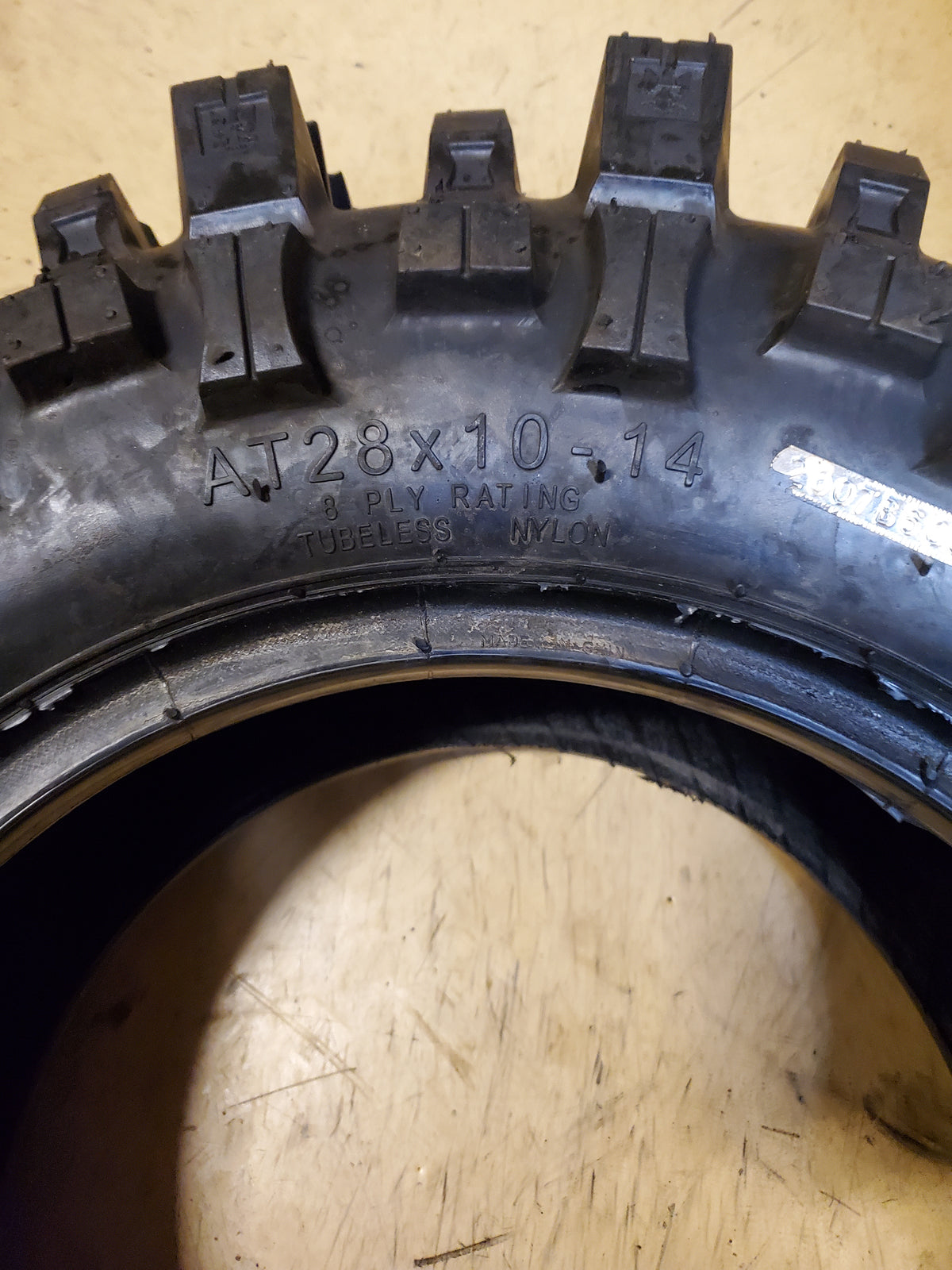 INTERCO BOGGER BSW AT 28 10 14 8PLY ATV/UTV TIRE BAU930