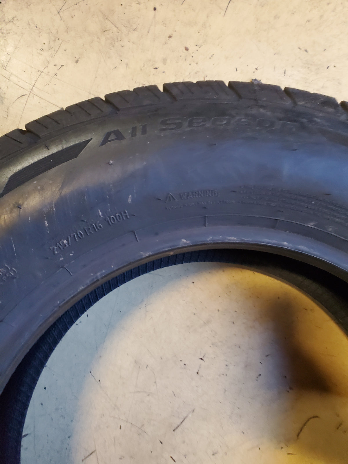 BFGOODRICH ADVANTAGE CONTROL BSW P 215 70 16 100H ALL SEASON TIRE 01041
