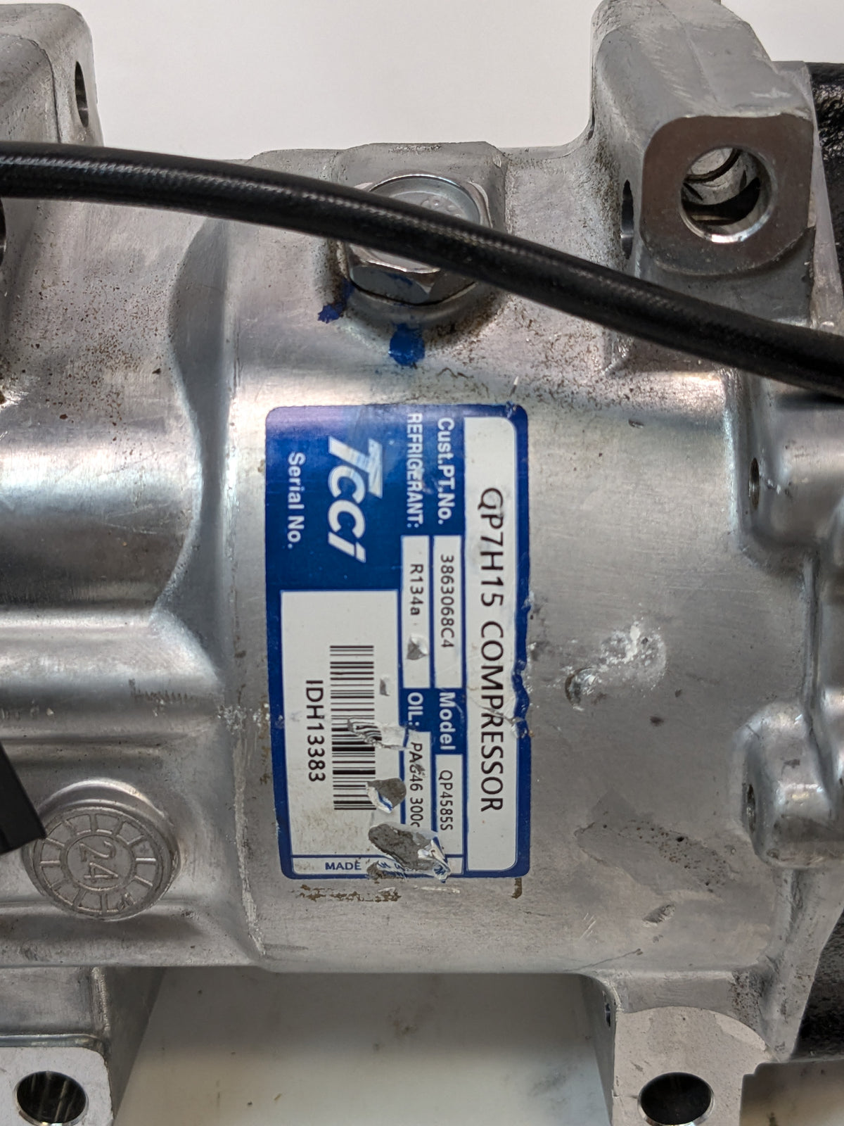 TCCI INTERNATIONAL LT AIR CONDITIONER COMPRESSOR QP445855 3863068C4