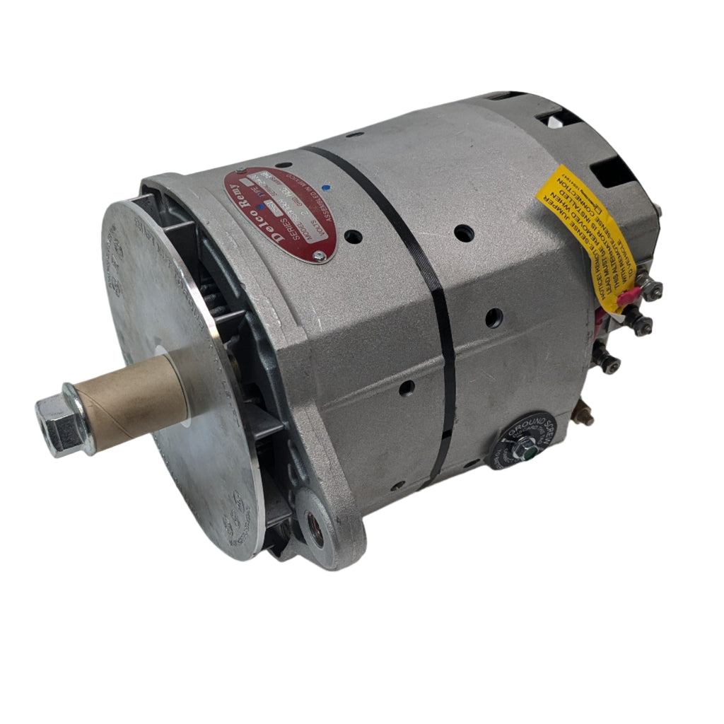 DELCO REMY ALTERNATOR 35SI MODEL 12V 140A 1/4 B+ OUTPUT TERMINAL J180 HINGE 8600064