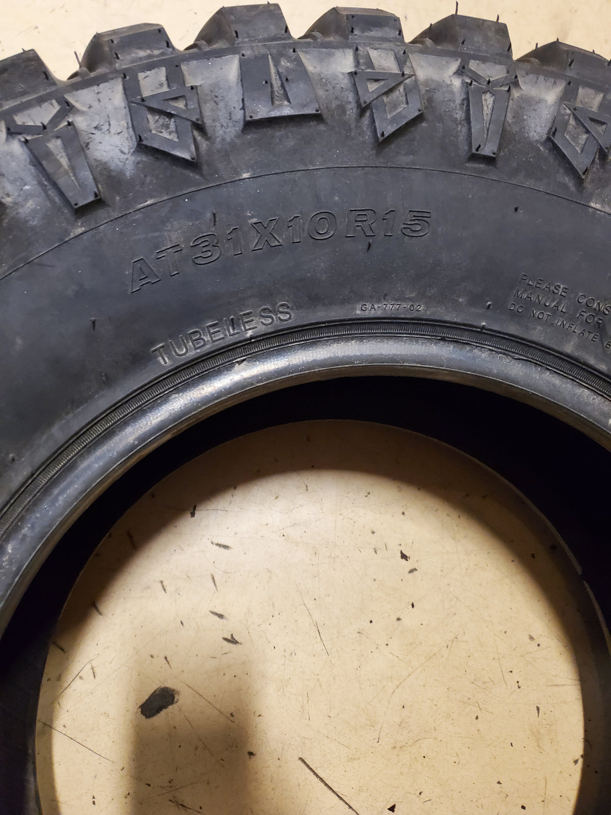 GBC PARALLAX BSW AT 31 10 15 10PLY ATV/UTV TIRE AE153110PX