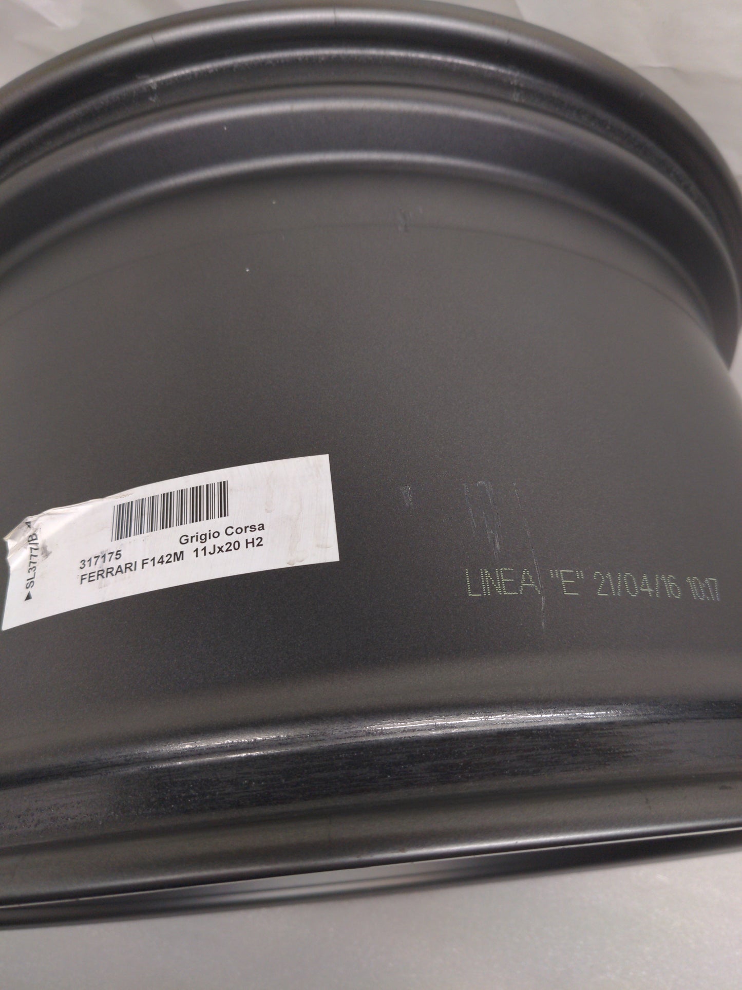 1 FERRARI 317175 REAR WHEEL 11JX20H2 ET38.5 5X115 BP FOR 488/F8 USED WR