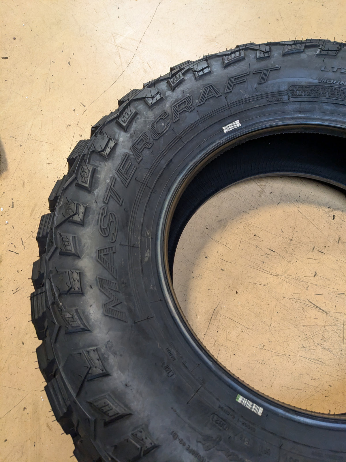MASTERCRAFT COURSER MXT BSW LT 245 75 16 120/116Q LRE 10PLY TIRE 90000020121 MUD TERRAIN