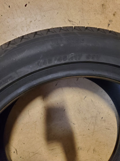YOKOHAMA AVID ASCEND GT BSW P 245 45 17 99V XL ALL SEASON TIRE 110132730